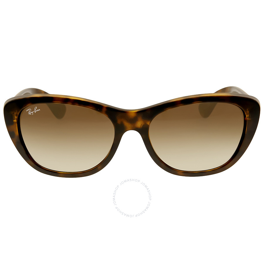 Ray Ban RB4227 Brown Gradient Ladies Sunglasses RB4227 710/13 55-17 RB4227 710/13 55-17