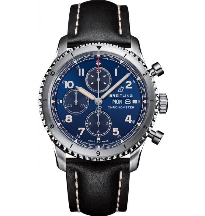 Breitling Aviator 8 Chronograph Automatic Chronometer Black Dial Men's Watch A13316101C1X1