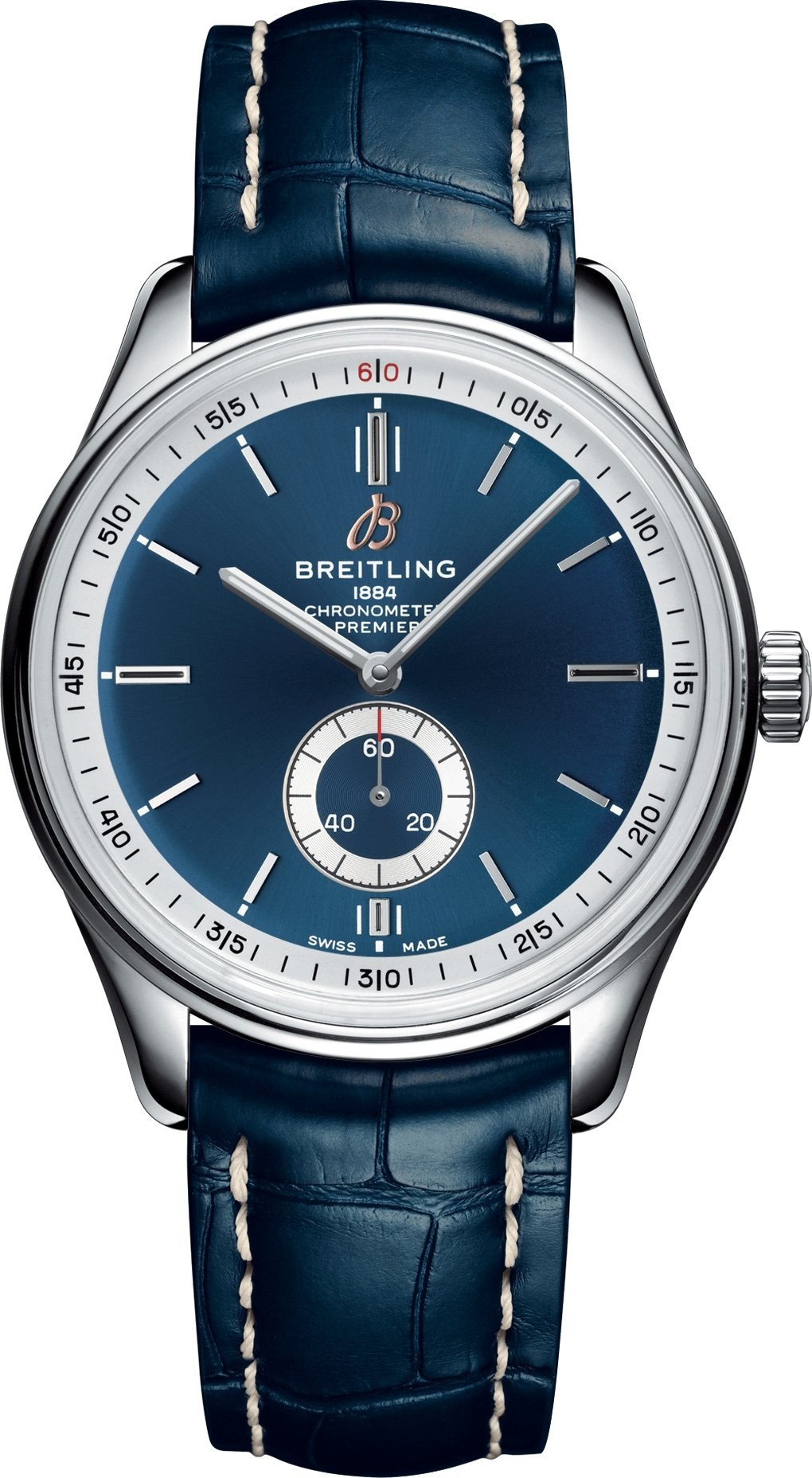 Breitling Premier Automatic Chronometer Blue Dial Men's Watch A37340351C1P2
