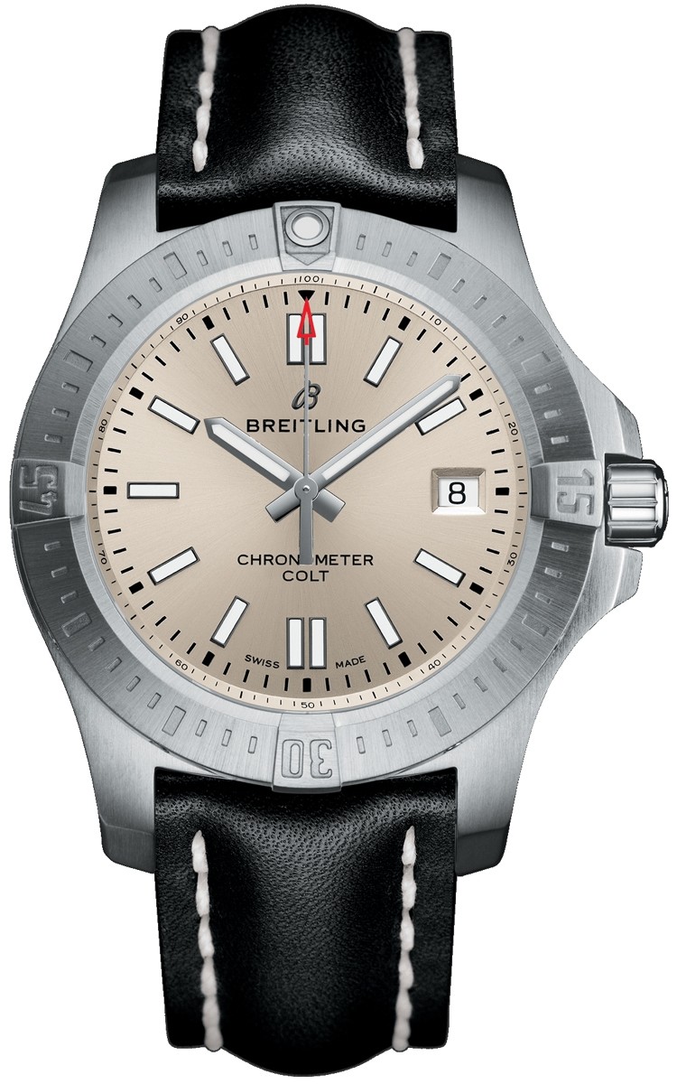 Breitling Breitling Chronomat Colt Automatic Chronometer Silver Dial Men's Watch A17313101G1X2 A17313101G1X2