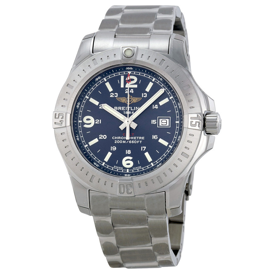 Breitling Colt Blue Dial Stainless Steel Men's Watch A7438811-C907SS A7438811-C907-173A