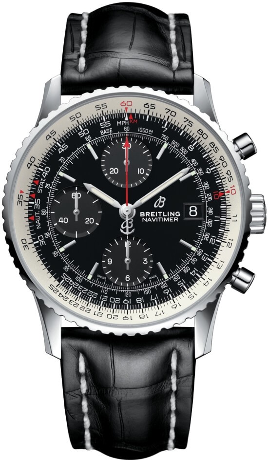 Breitling Navitimer 1 Chronograph Automatic Chronometer Black Dial Men's Watch A13324121B1P2