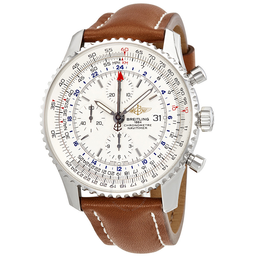 Breitling Navitimer World Chronograph Automatic Men's Watch A2432212-G571LBRLT A2432212-G571-439X-A20BA.1