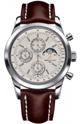 Breitling Transocean Chronograph 1461 Brown Leather Men's Watch A1931012-G750BRLT