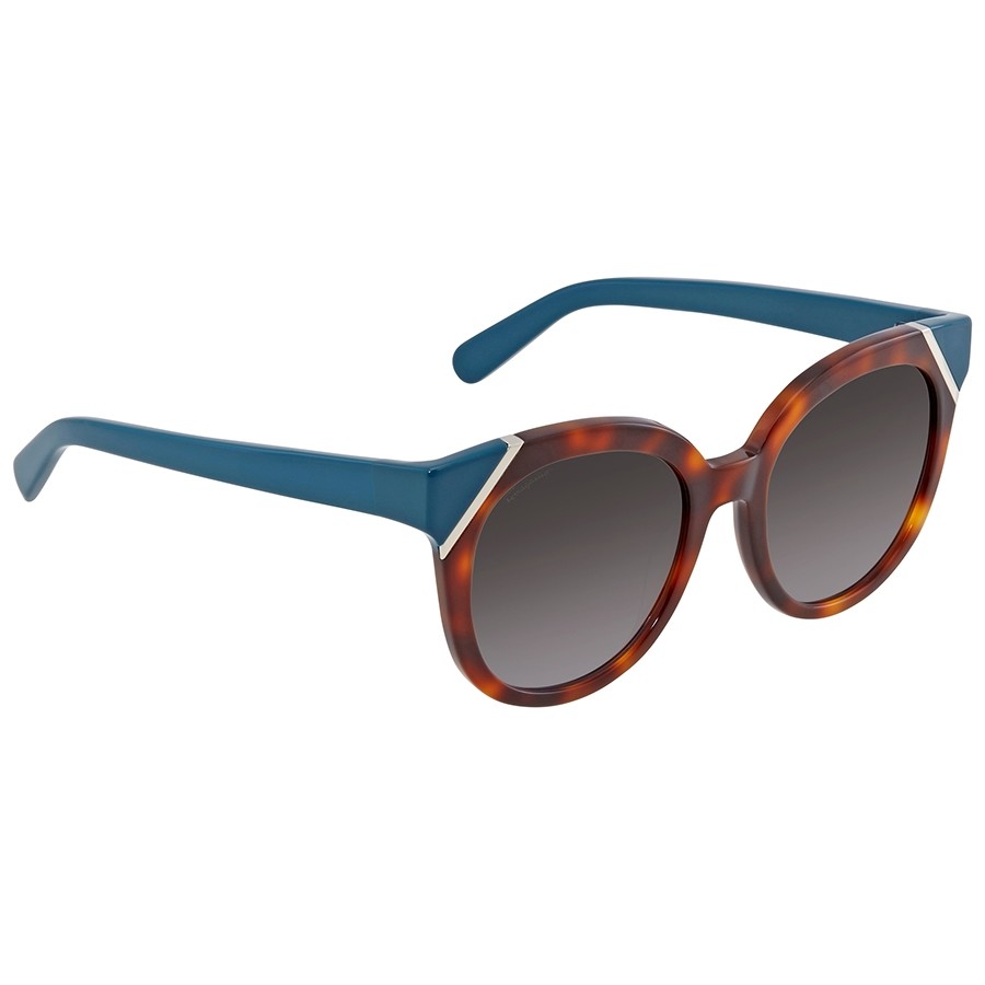 Ferragamo Grey Gradient Cat Eye Ladies Sunglasses SF836S25353