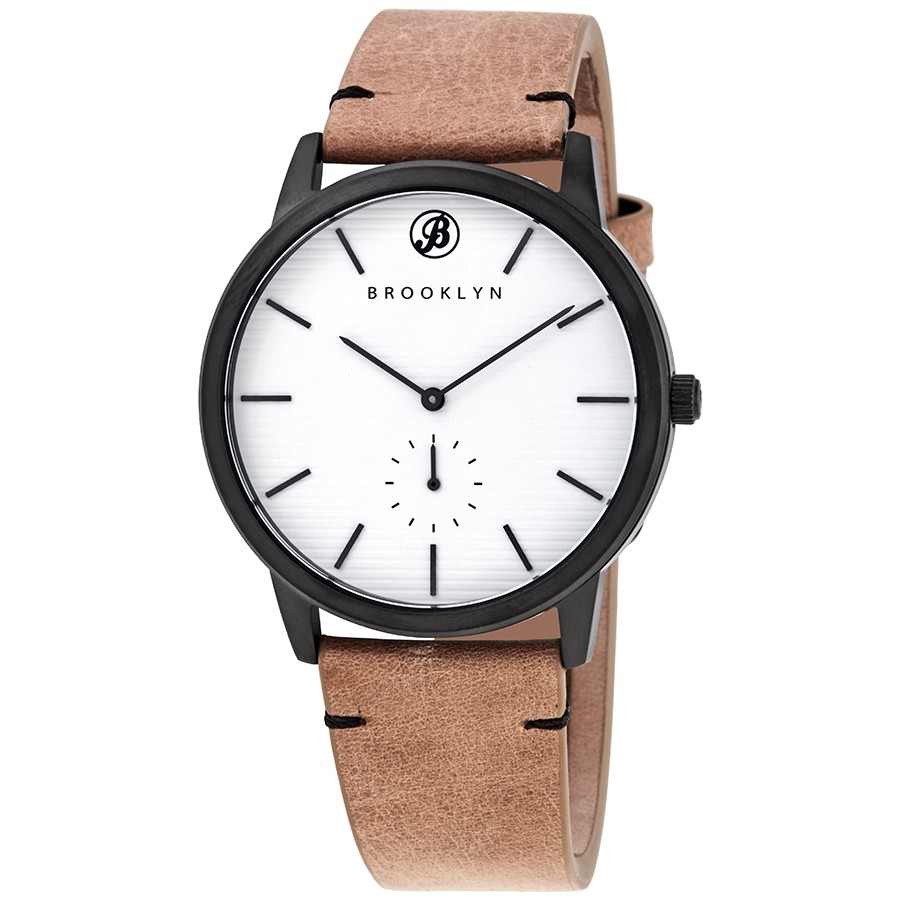 Brooklyn Watch Co. BoCoCa Quartz White Dial Men's Watch 8763Q5