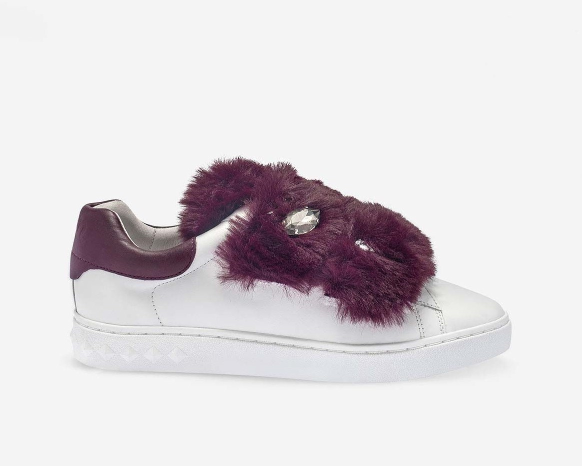 Ash Panda Sneakers with Faux Fur Size 38 (8 US) FW18-S-125740