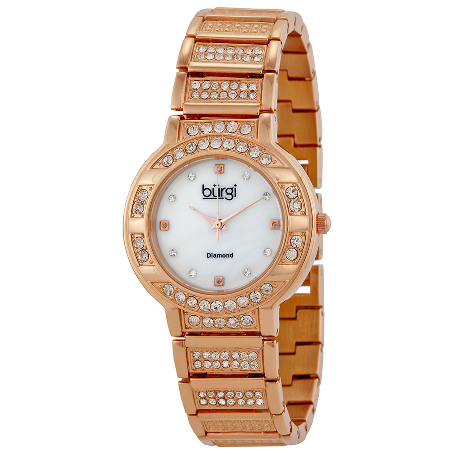 Burgi Rose gold-tone brass Ladies Watch BUR067RG