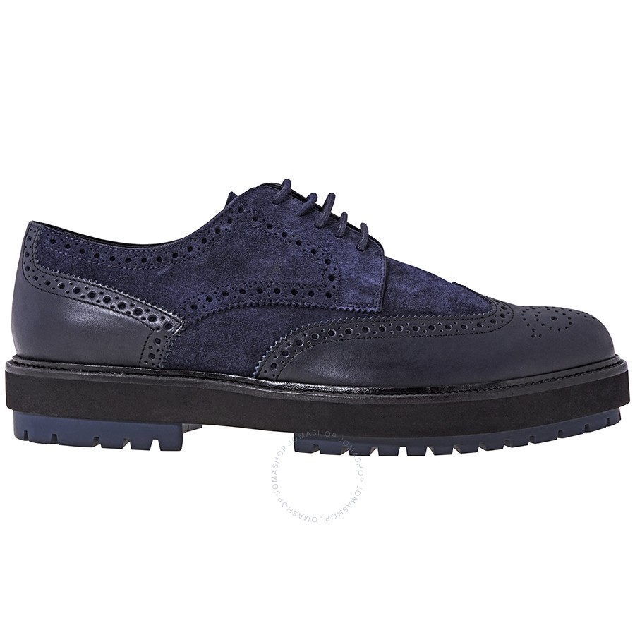 Tod's Men's Brogue Shoes in Blue/Galaxy XXM0ZW00C10OU2000Y