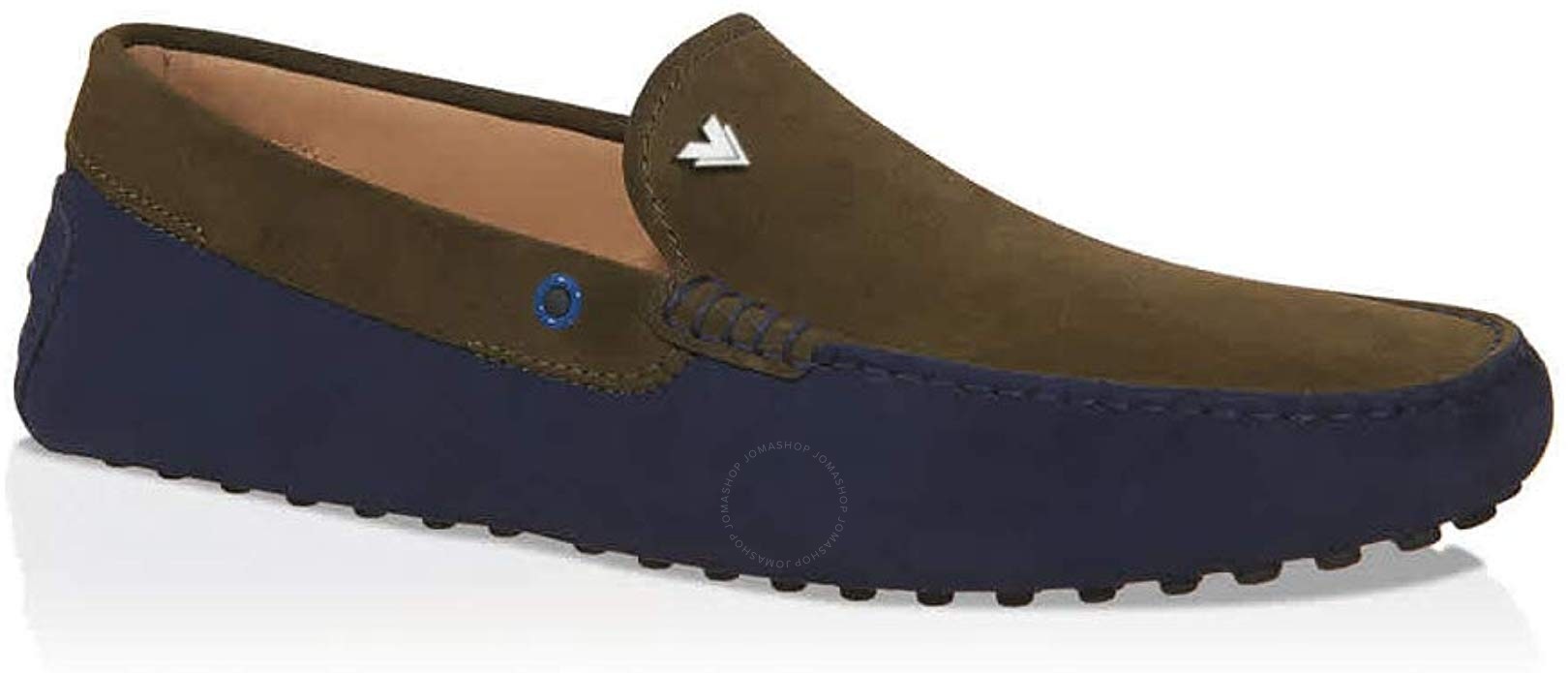 Tod's Men's Driving Shoes in Suede in Galaxy/Thyme XXM0WG0M920RE065TS