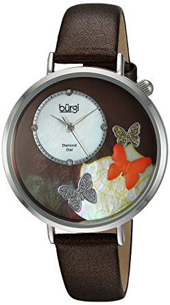 Burgi Mother Of Pearl Dial Ladies Watch BUR158BR