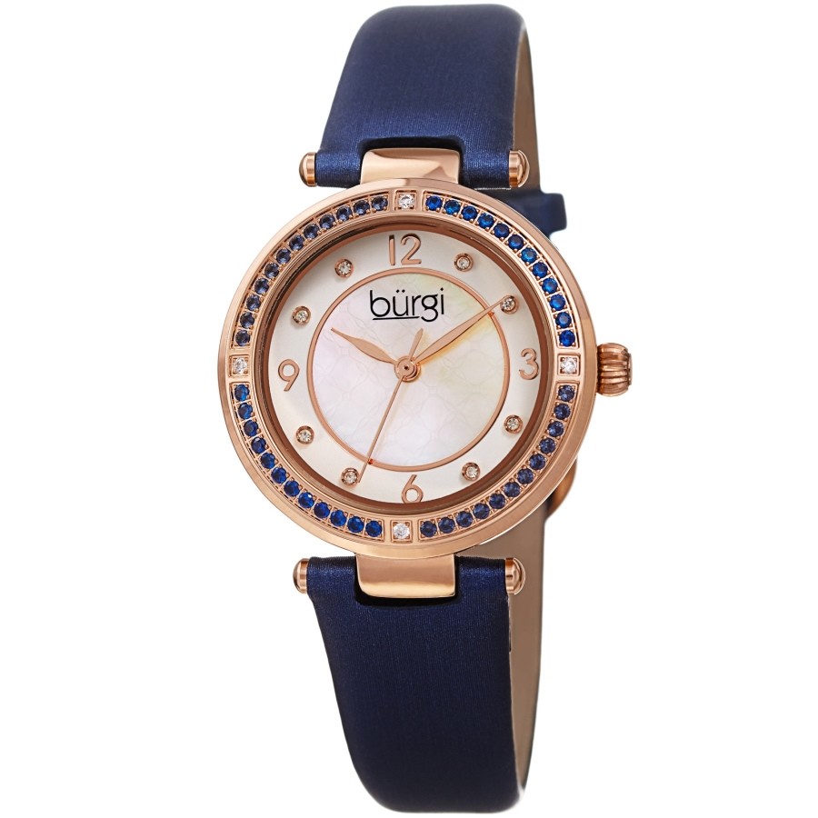 Burgi Quartz White Dial Ladies Watch BUR251BU