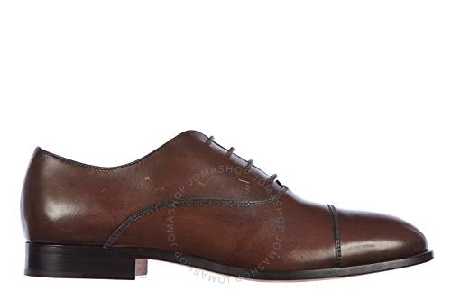 Tod's Men's Classic Leather Lace Up Oxford- Cocoa, Shoe Size: 12.5, US 13.5 XXM0PC00N50D9CS801