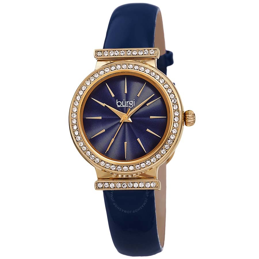 Burgi Blue Dial Ladies Watch BUR230BU