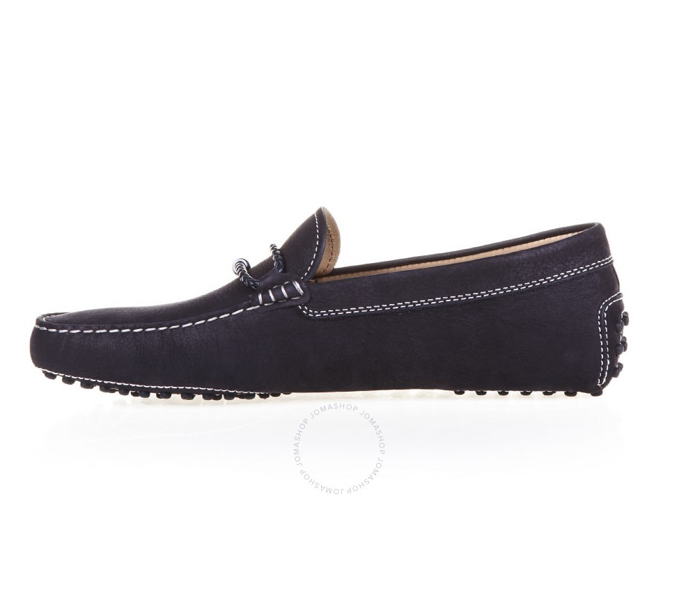 Tod's Men's Blue Semi-Glossy Leather Shoes XXM0GW0L911VEKU801