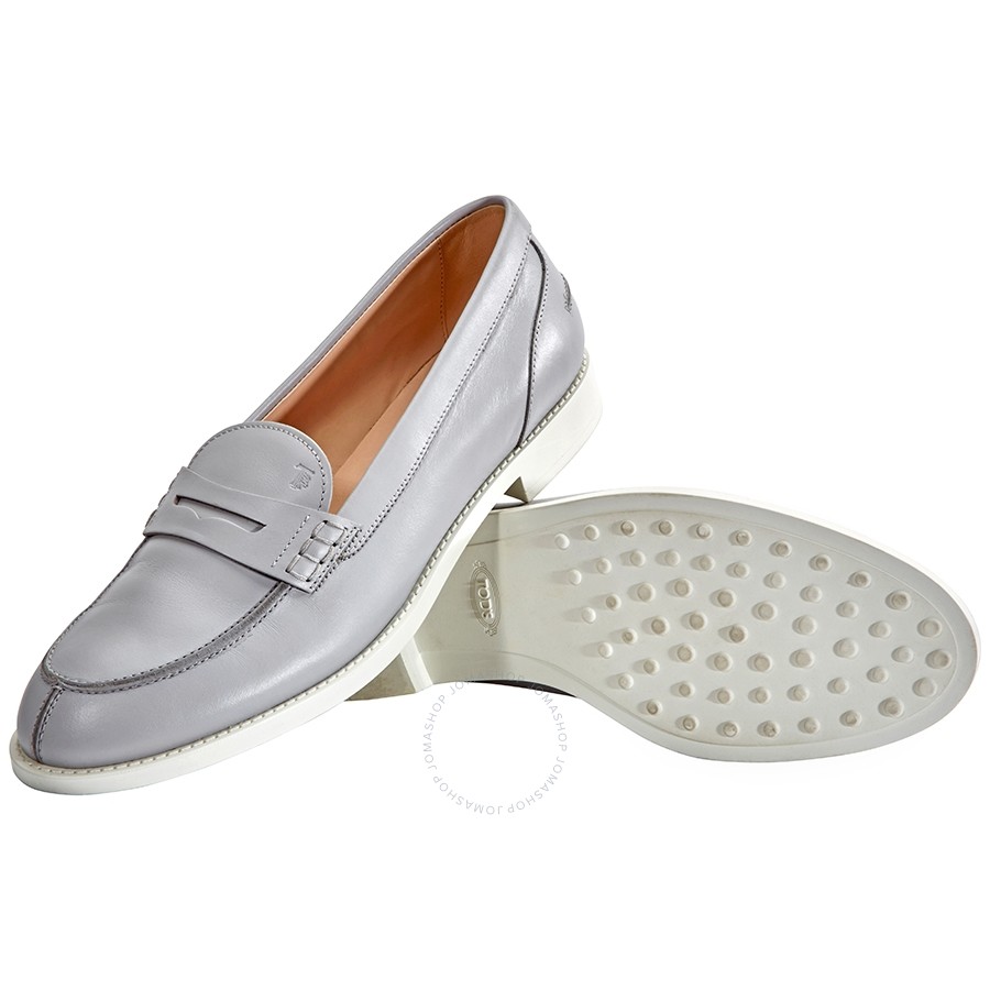 Tod's Womens Leather Mocassins in Medium Cement XXW0VK0L10008VB219