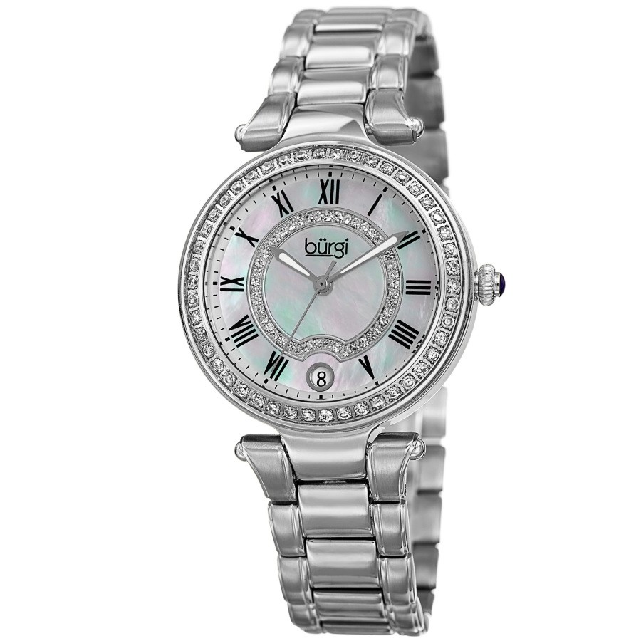 Burgi Quartz Crystal Ladies Watch BUR165SS