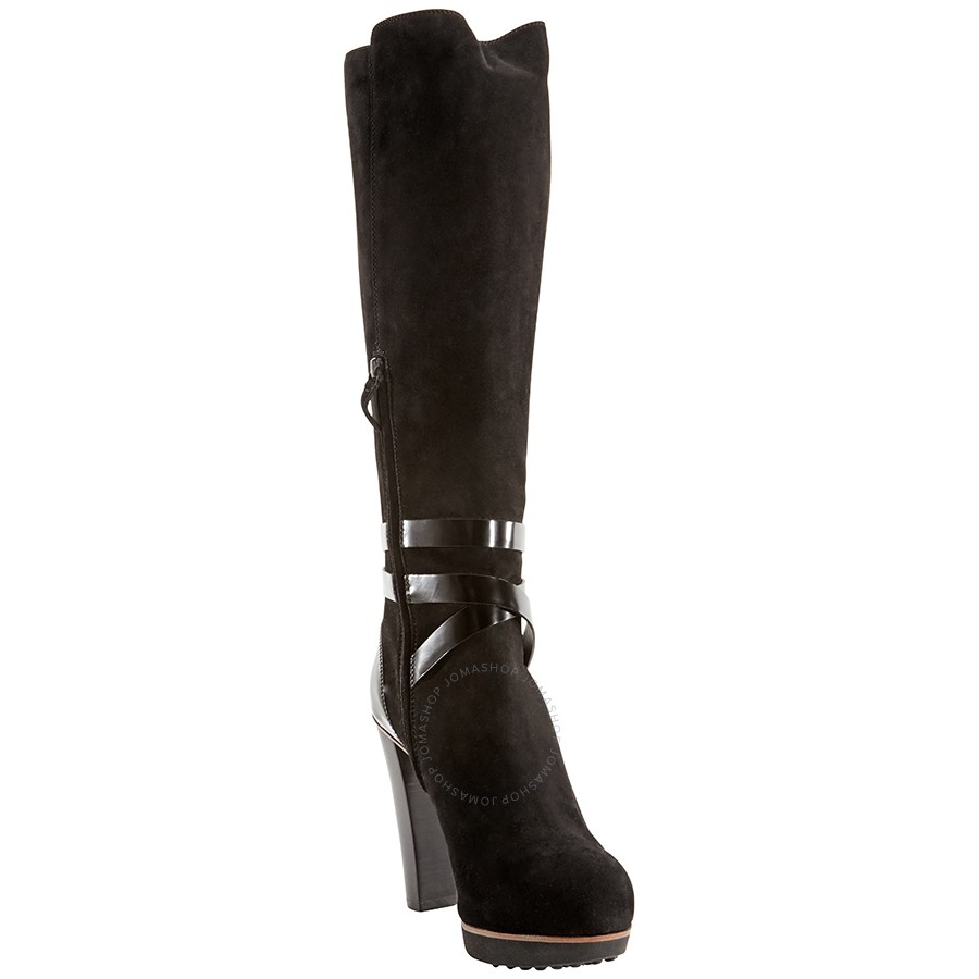 Tod's Womens Long Boots in Black XXW0QG0I15024TB999