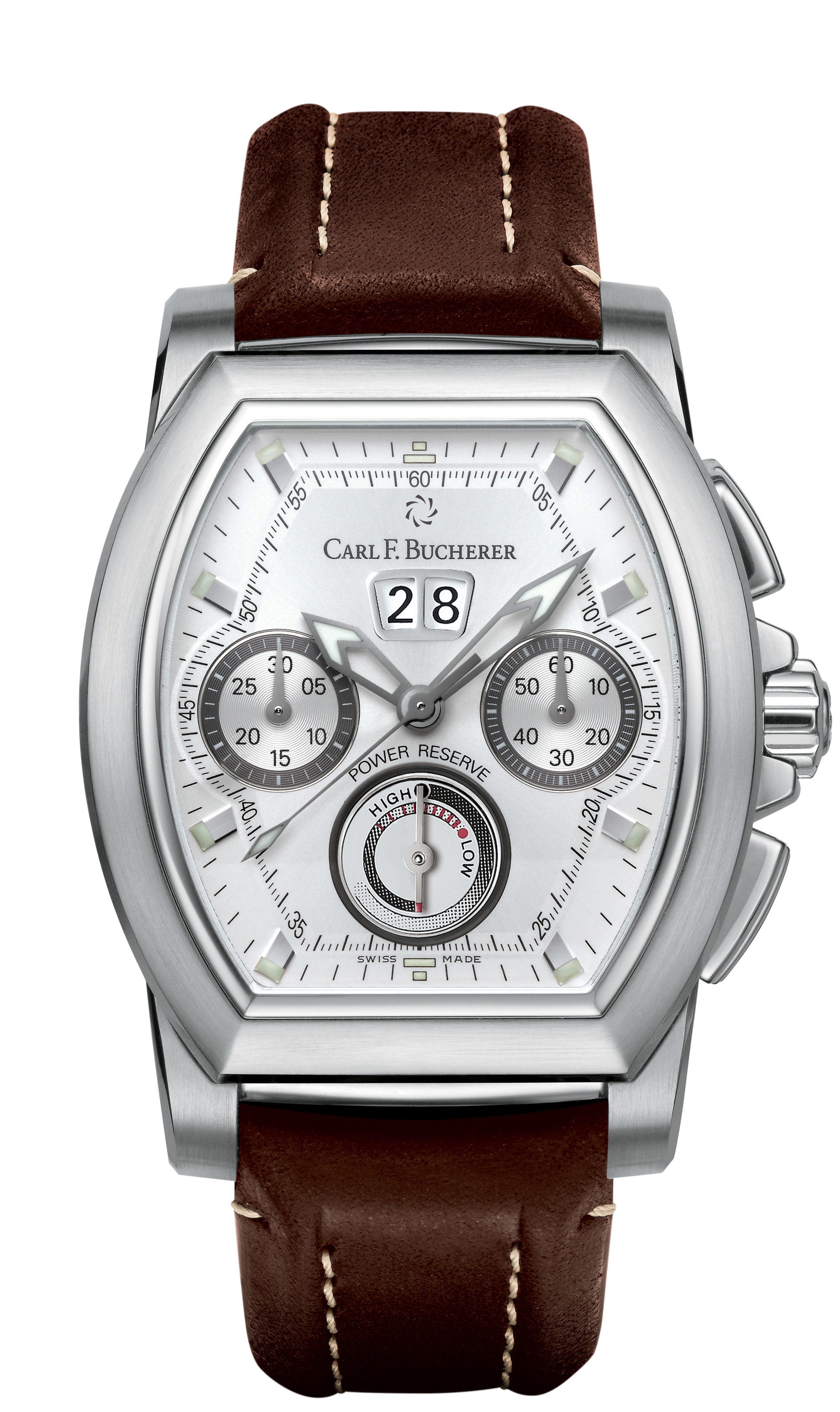 Carl F. Bucherer Patravi T-Graph Silver Dial Automatic Men's Watch 00.10615.08.13.01