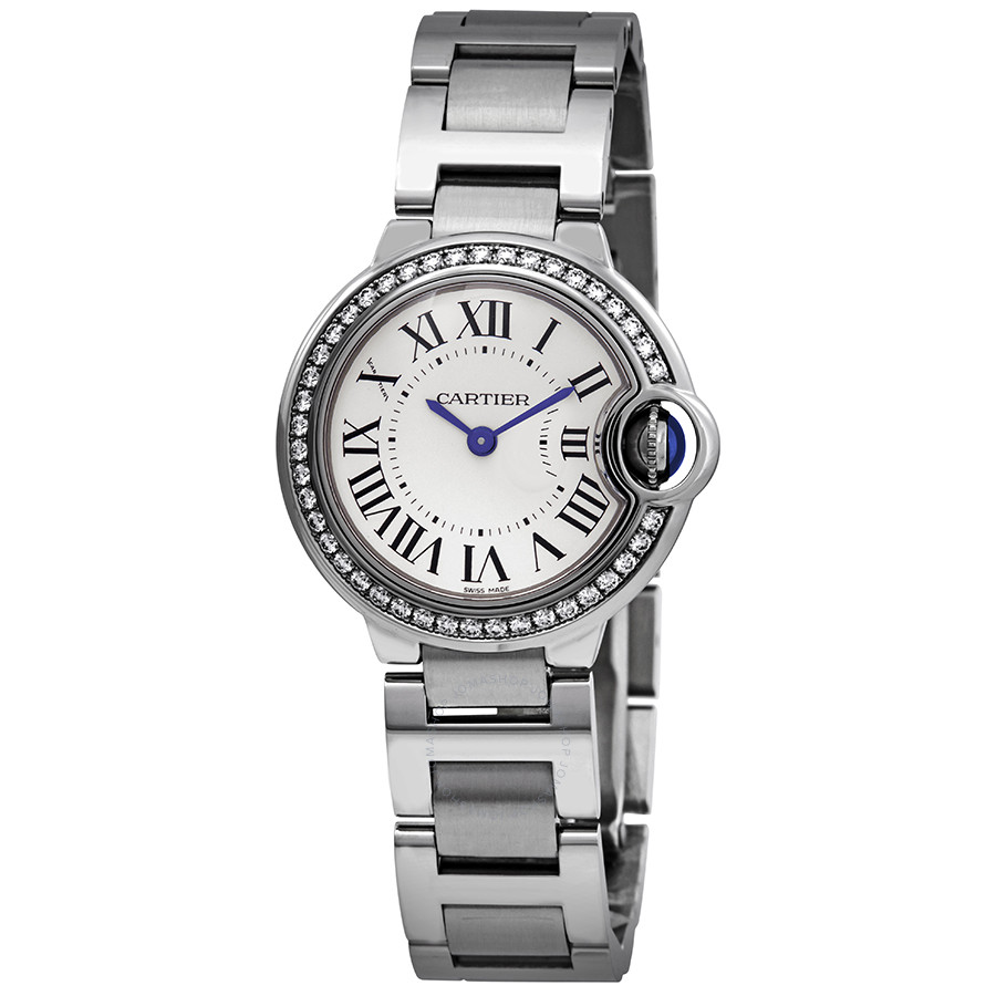 Cartier Ballon Bleu Diamond Ladies Watch W4BB0015