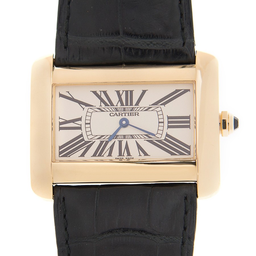 Cartier Tank Divan 18kt Yellow Gold Men's Watch W6300556