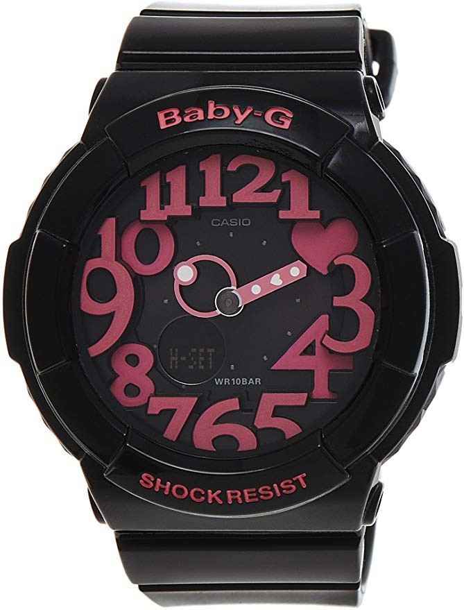 Casio Casio Perpetual Alarm Chronograph Quartz Analog-Digital Black Dial Ladies Watch BGA-130-1BDR BGA-130-1BDR