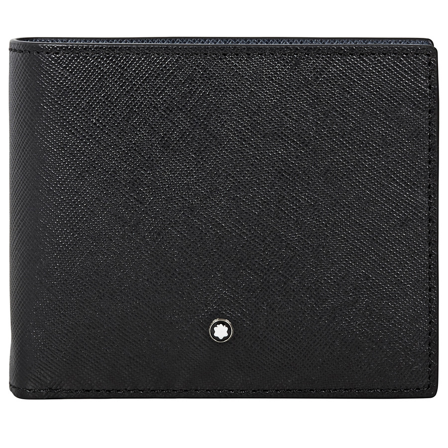 Montblanc Montblack Sartorial Full Grain Leather 6cc Wallet - Black 116326