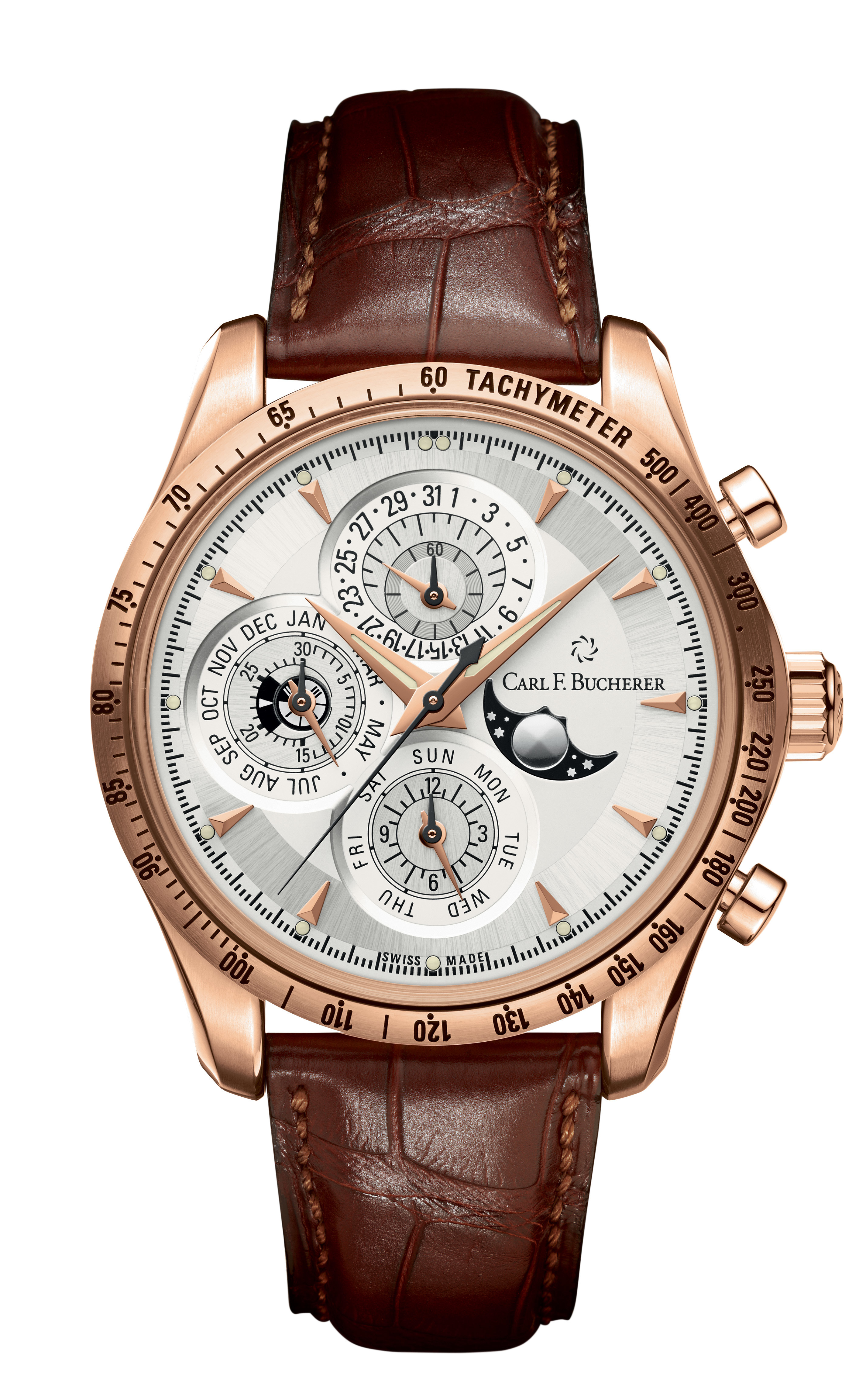 Carl F. Bucherer Manero Chronograph Perpetual Automatic Men's Watch 00.10907.03.13.01