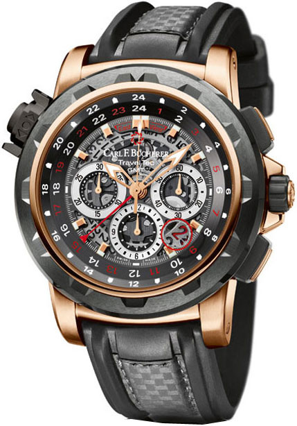 Carl F. Bucherer Patravi Traveltec FourX Chronograph Automatic Men's Watch 00.10620.22.93.01