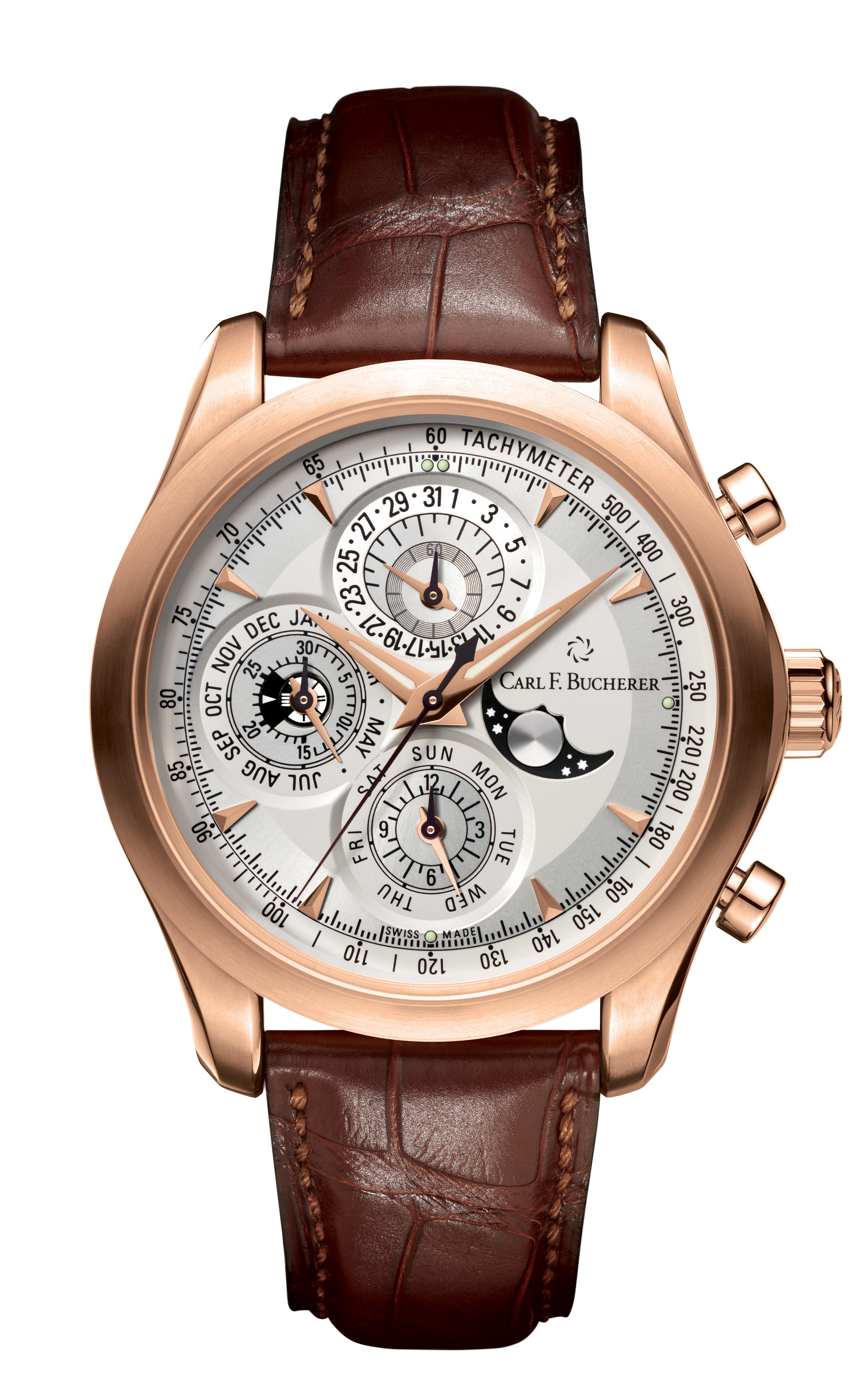 Carl F. Bucherer Manero Chronograph Perpetual Automatic Men's Watch 00.10906.03.13.01