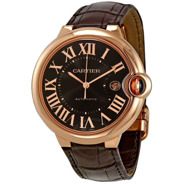 Cartier Ballon Bleu de  Automatic Brown Dial Men's Watch W6920037