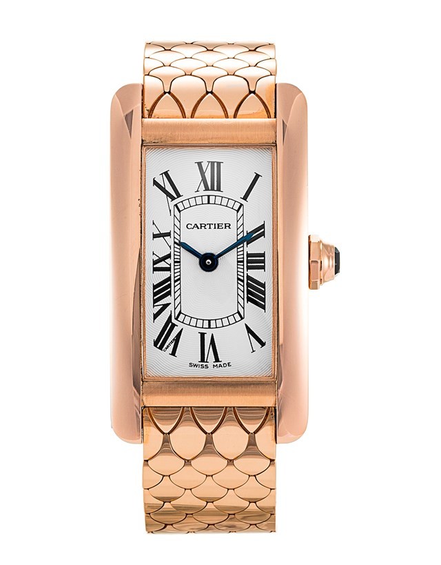 Cartier Tank Americaine Silver Dial Ladies Watch W2620031