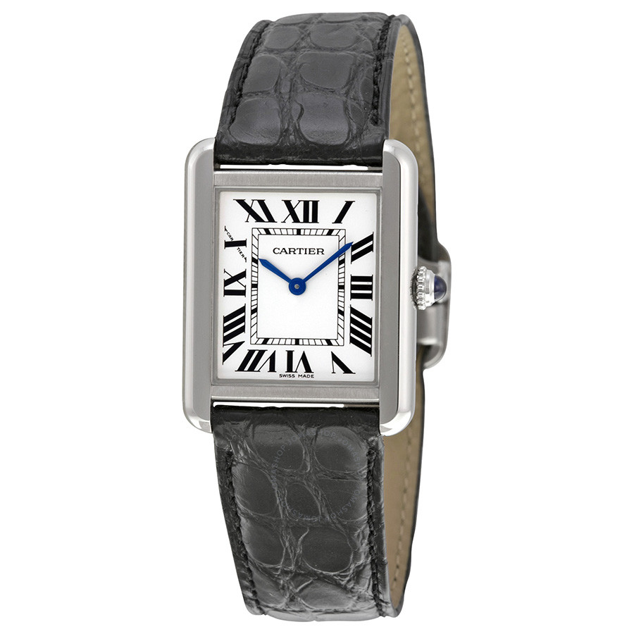 Cartier Tank Solo Steel Small Ladies Watch W5200005