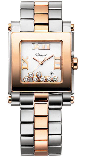 Chopard Happy Sport White Dial Ladies Watch 278498-9001