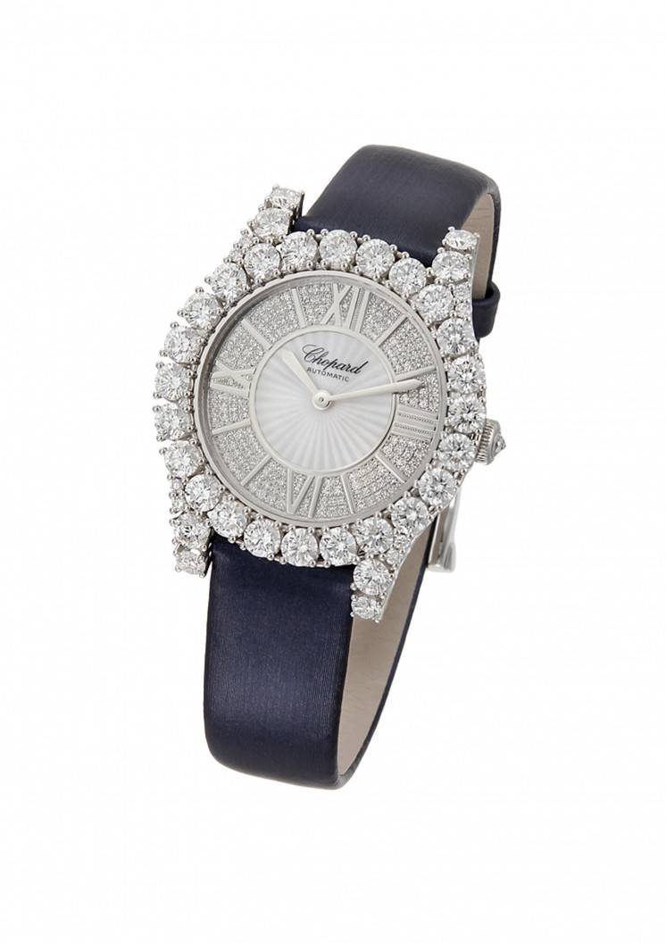 Chopard Heure du Diamant Diamond Guilloche Dial Ladies Watch 139419-1001