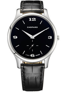 Chopard L.U.C XPS Automatic Black Dial 18 kt White Gold Men's Watch 161920-1001