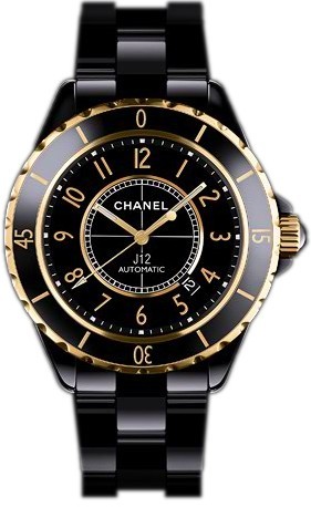 Chanel J12 Calibre 3125 Black Ceramic Men's Watch H2129