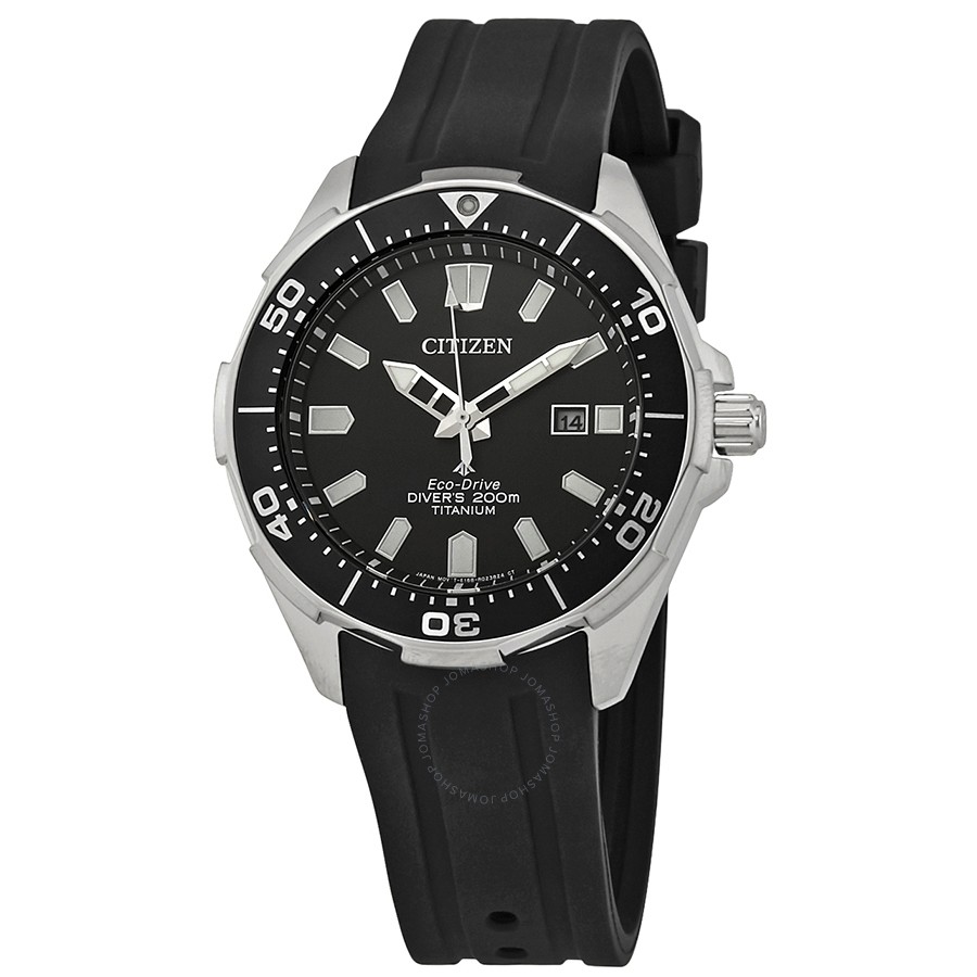 Citizen Promaster Eco-Drive Titanium Black Dial Men's Watch BN0200-05E