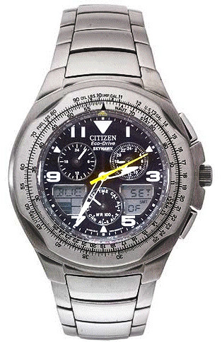 Citizen Eco-Drive Skyhawk Titanium Men's Watch JR3060-59F