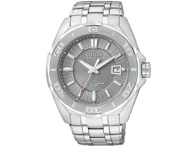 Citizen Signature Eco-Drive Grey Dial Stainless Steel Men's Watch BL1251-52H