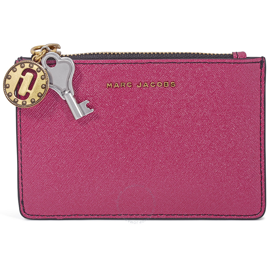 Marc Jacobs Saffiano Leather Wallet- Pink M0012602-650