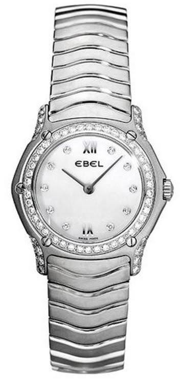 Ebel Classic Wave Mother of Pearl Dial Stainless Steel Ladies Watch 9090F29-971025