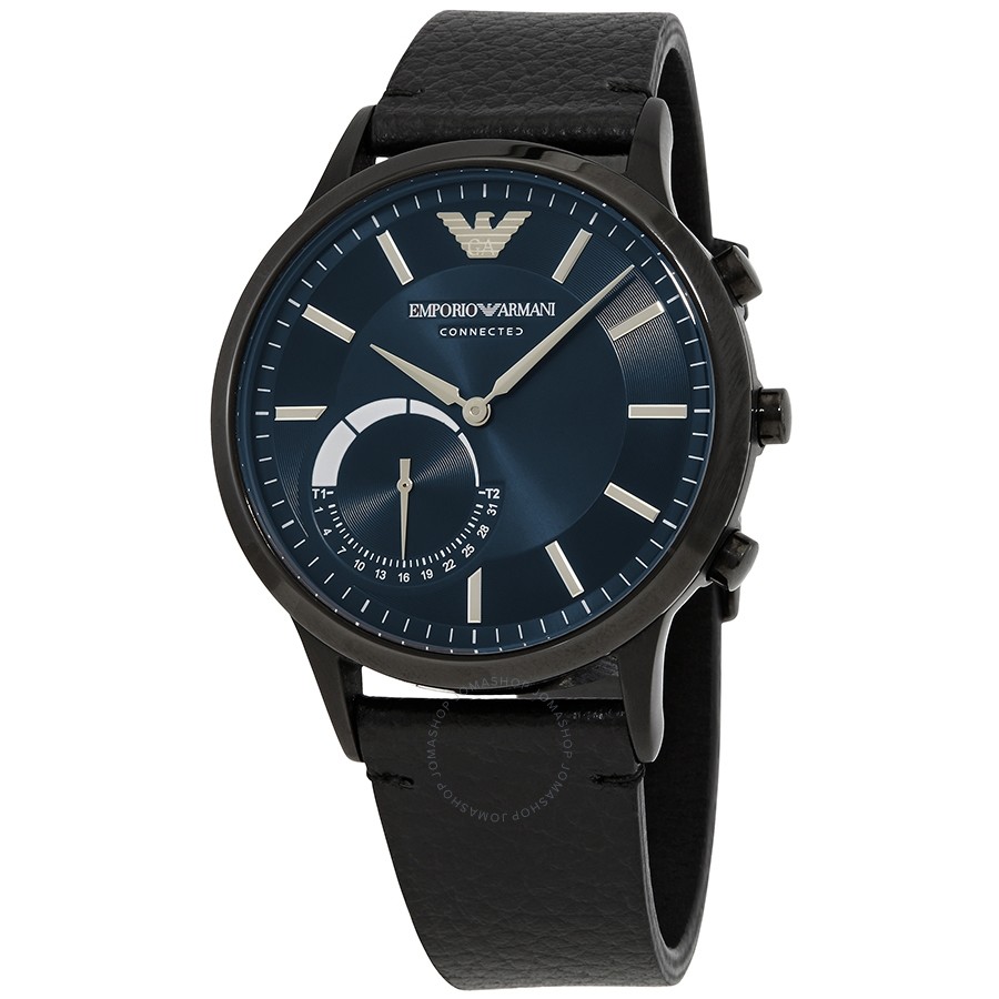 Emporio Armani Connected Blue Dial Smart Men's Watch ART3004