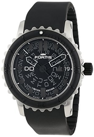 Fortis Big Black Black Dial Automatic Men's Watch 675.10.81 K
