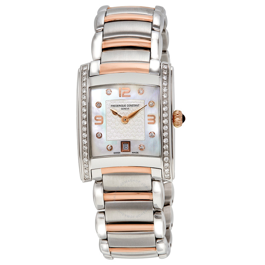 Frederique Constant Delight Mother of Pearl Diamond Ladies Watch 220WAD2ECD2B FC-220WAD2ECD2B