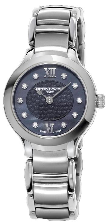 Frederique Constant Classics Delight Blue Diamond Dial Ladies Watch FC-200BHD1ER6B
