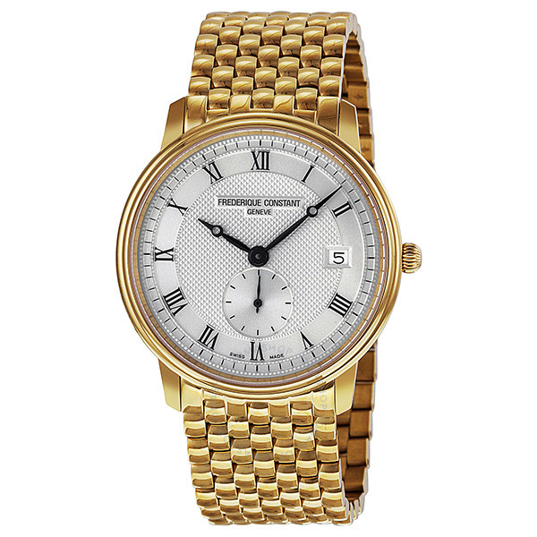 Frederique Constant Slim Line Yellow Gold-plated Men's Watch FC-245M4S5B