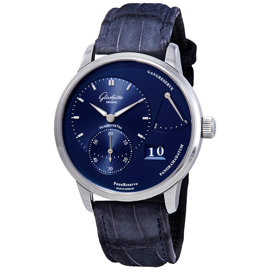Glashutte PanoReserve Blue Dial Men's Watch 65-01-26-12-30