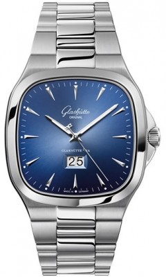 Glashutte Seventies  Blue Dial Automatic Men's Watch 39-47-13-12-14