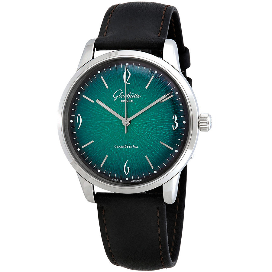Glashutte Vintage Sixties Automatic Green Dial Men's Watch 1-39-52-03-02-04